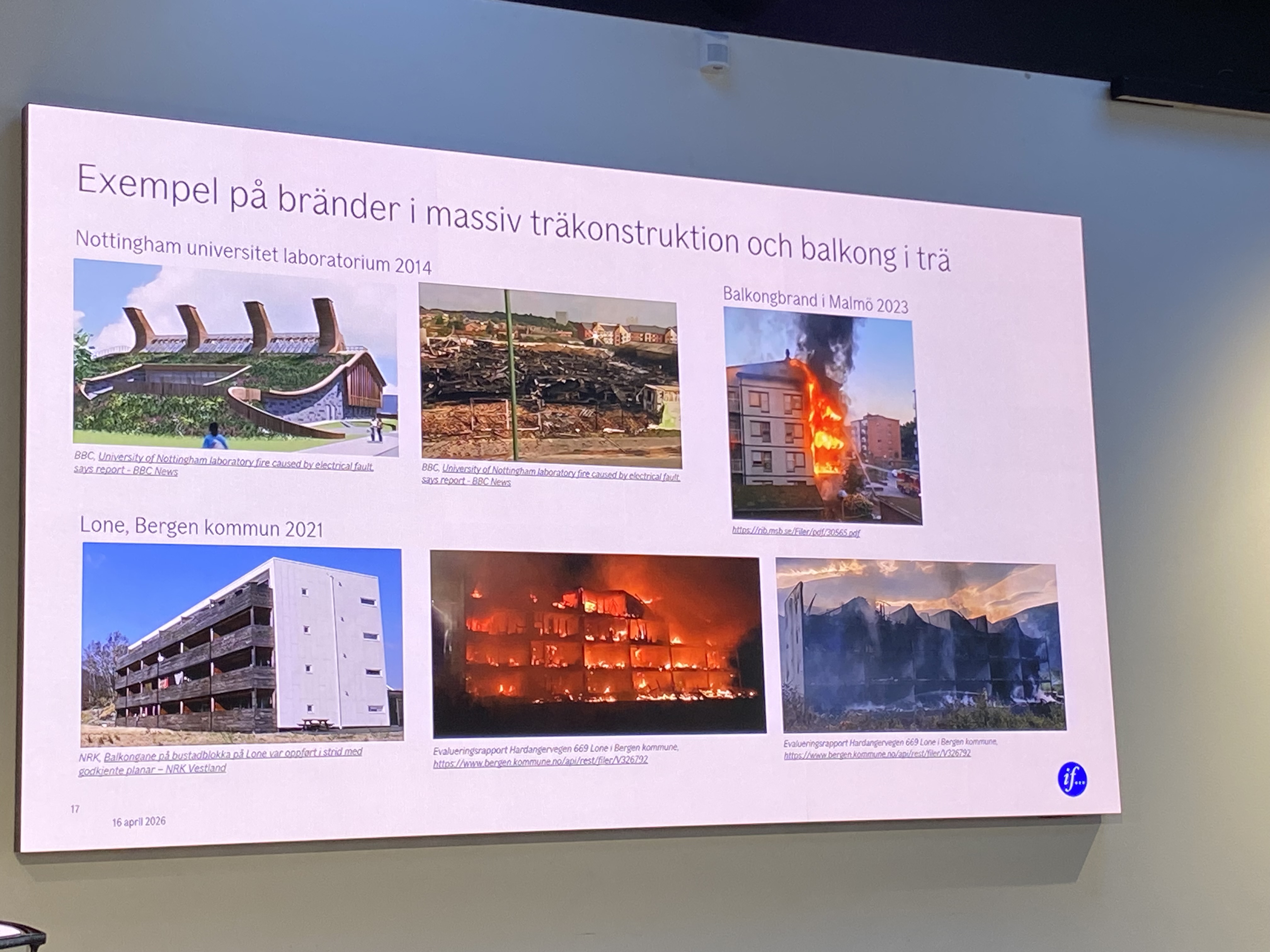 Skräckexempel på bränder i byggnader i trä som vi kommer få se mycket mer av i framtiden